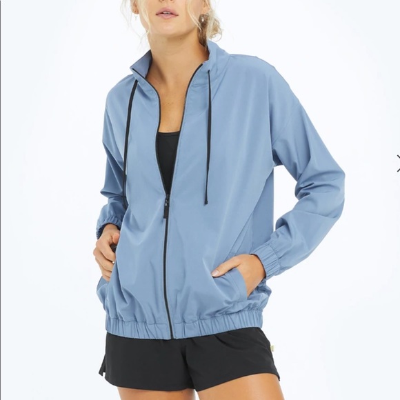 Summersalt Blue On The Go Zip Up Jacket Small - Picture 1 of 15